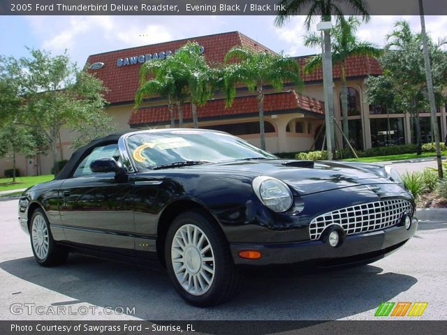 2005 Ford Thunderbird Deluxe Roadster in Evening Black
