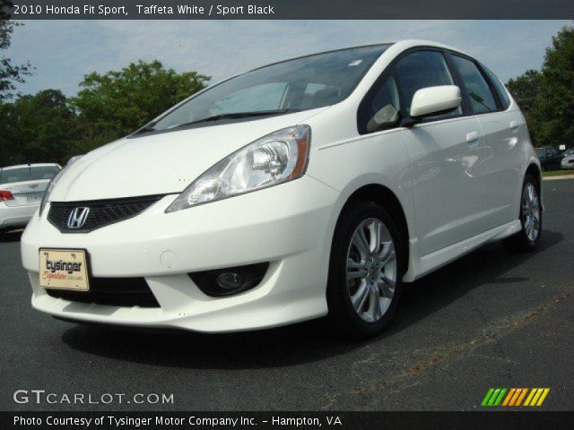 2010 Honda Fit Sport in Taffeta White