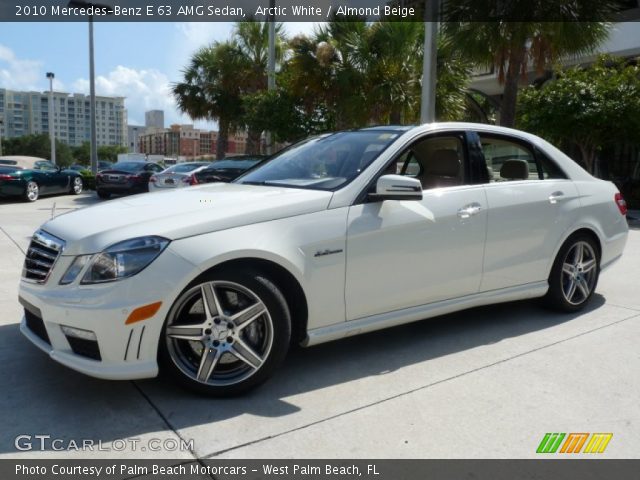 2010 Mercedes-Benz E 63 AMG Sedan in Arctic White