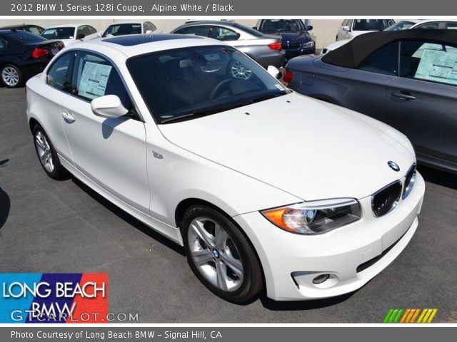 2012 BMW 1 Series 128i Coupe in Alpine White