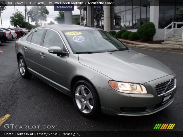 2008 Volvo S80 T6 AWD in Willow Green Metallic