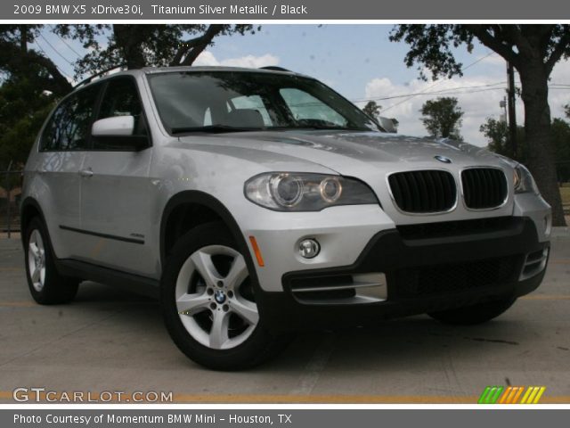 2009 BMW X5 xDrive30i in Titanium Silver Metallic