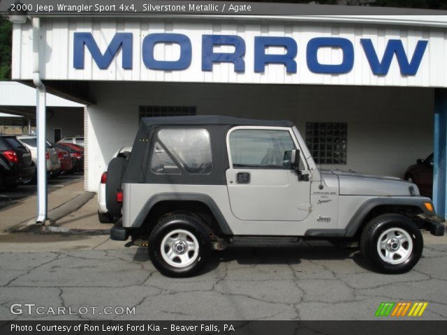 2000 Jeep Wrangler Sport 4x4 in Silverstone Metallic