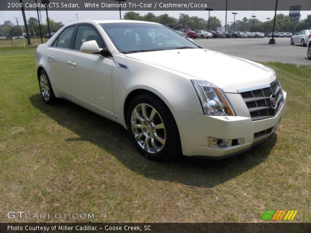 2008 Cadillac CTS Sedan in White Diamond Tri-Coat