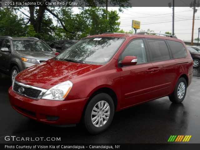 2011 Kia Sedona LX in Claret Red