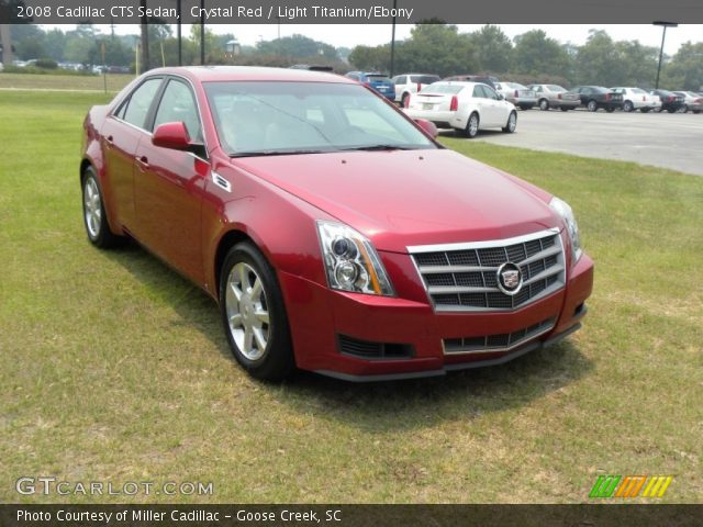 2008 Cadillac CTS Sedan in Crystal Red