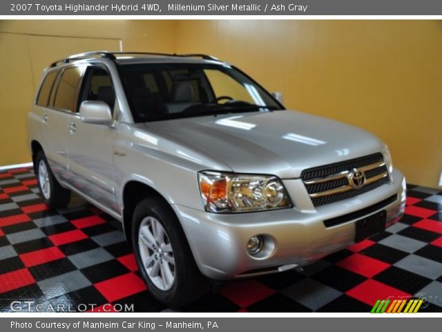 2007 Toyota Highlander Hybrid 4WD in Millenium Silver Metallic