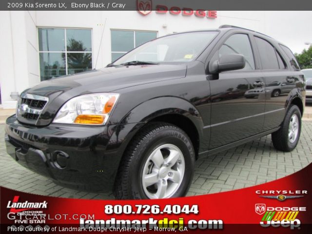 2009 Kia Sorento LX in Ebony Black