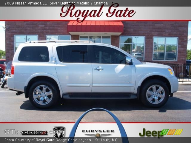 2009 Nissan Armada LE in Silver Lightning Metallic
