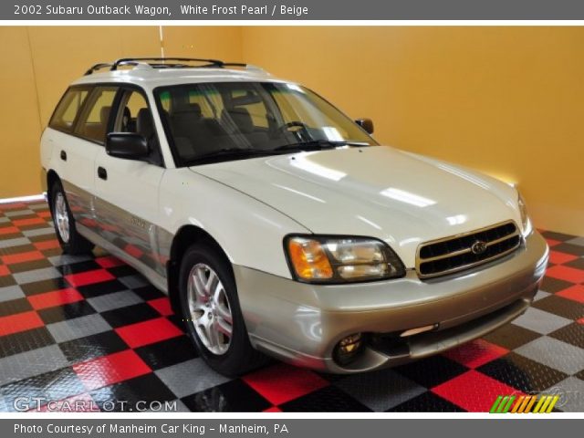 2002 Subaru Outback Wagon in White Frost Pearl