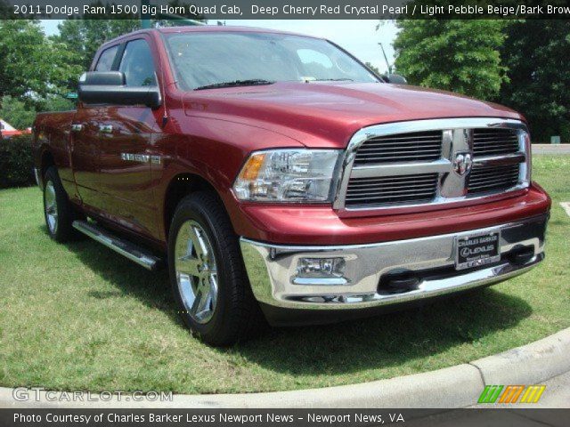 2011 Dodge Ram 1500 Big Horn Quad Cab in Deep Cherry Red Crystal Pearl