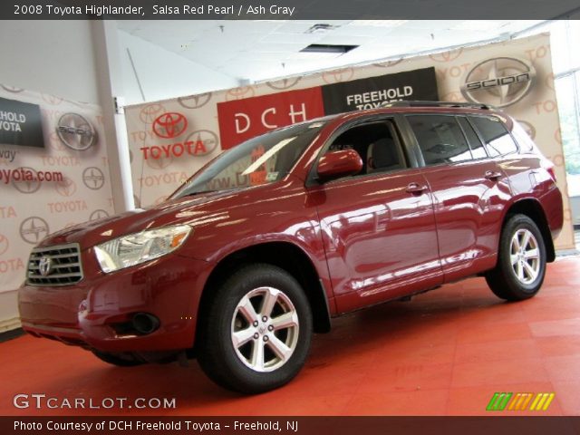 2008 Toyota Highlander  in Salsa Red Pearl