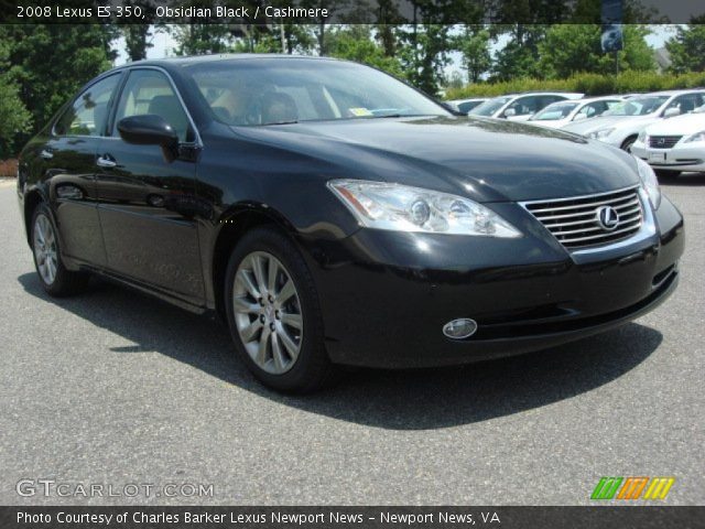 2008 Lexus ES 350 in Obsidian Black