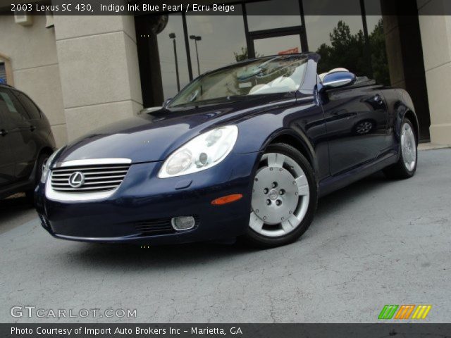2003 Lexus SC 430 in Indigo Ink Blue Pearl