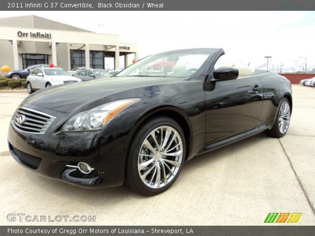 2011 Infiniti G 37 Convertible in Black Obsidian
