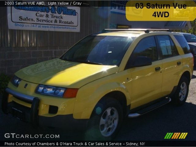 2003 Saturn VUE AWD in Light Yellow