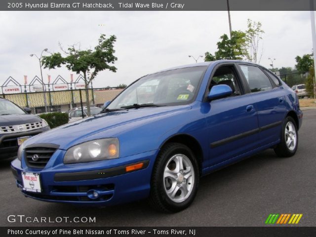 2005 Hyundai Elantra GT Hatchback in Tidal Wave Blue