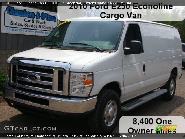 2010 Ford E Series Van E250 XL Commericial in Oxford White