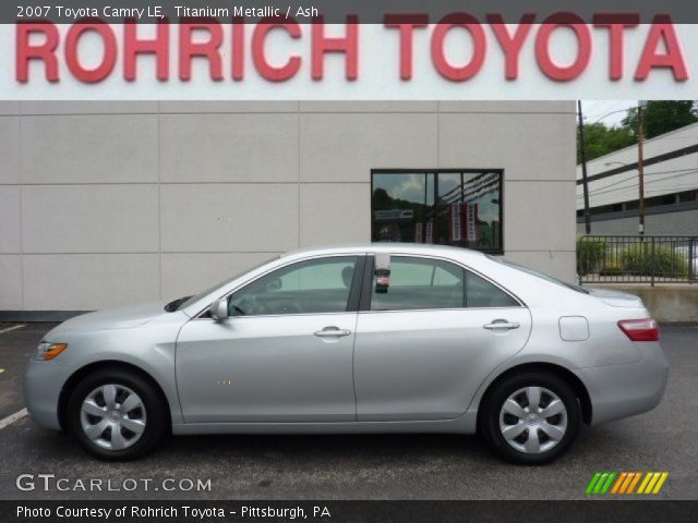 2007 Toyota Camry LE in Titanium Metallic