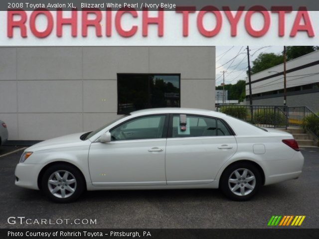 2008 Toyota Avalon XL in Blizzard White Pearl