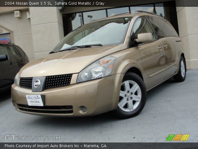 2004 Nissan Quest 3.5 SL in Sahara Gold Metallic