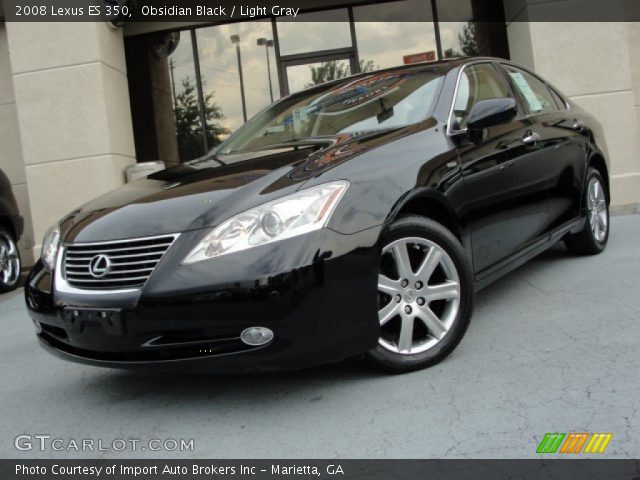 2008 Lexus ES 350 in Obsidian Black