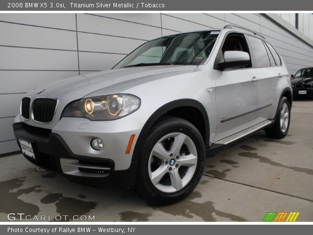 2008 BMW X5 3.0si in Titanium Silver Metallic