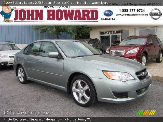 2009 Subaru Legacy 2.5i Sedan in Seacrest Green Metallic