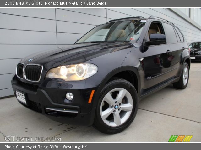 2008 BMW X5 3.0si in Monaco Blue Metallic