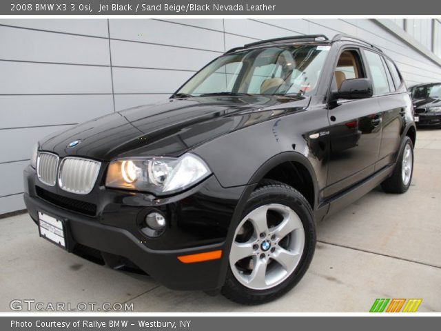 2008 BMW X3 3.0si in Jet Black