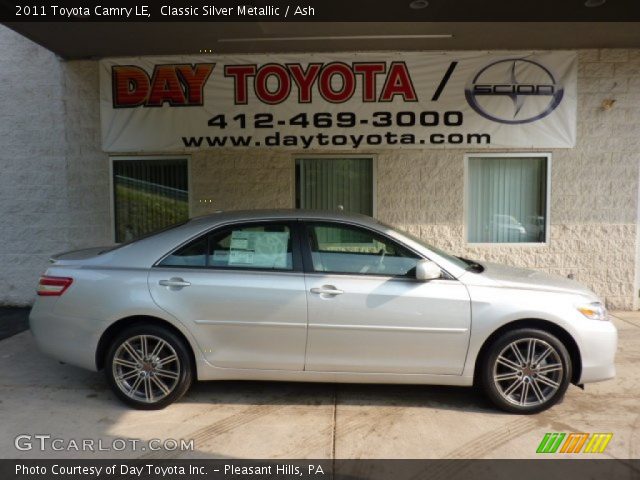 2011 Toyota Camry LE in Classic Silver Metallic