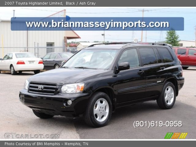 2007 Toyota Highlander Limited in Black