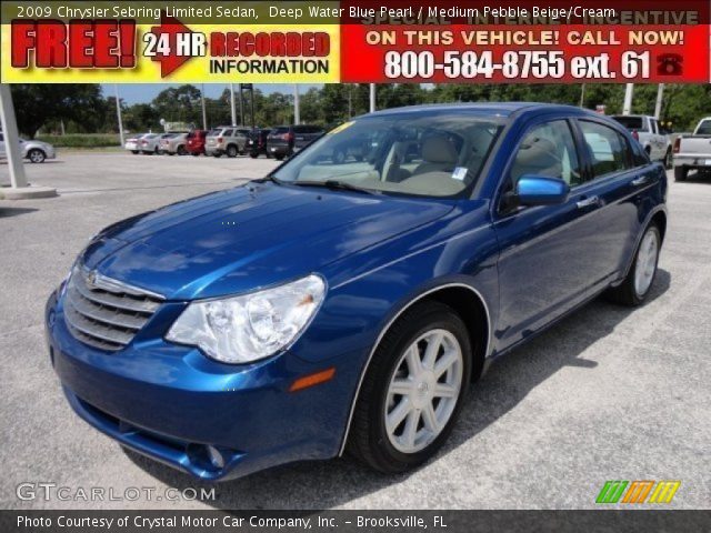 2009 Chrysler Sebring Limited Sedan in Deep Water Blue Pearl