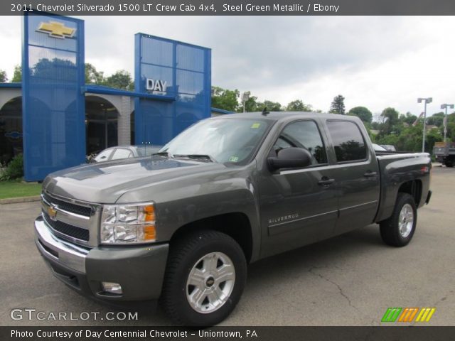 2011 Chevrolet Silverado 1500 LT Crew Cab 4x4 in Steel Green Metallic