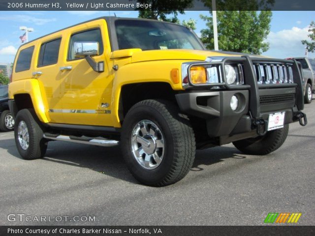 2006 Hummer H3  in Yellow