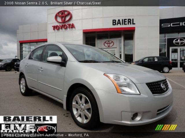 2008 Nissan Sentra 2.0 S in Brilliant Silver
