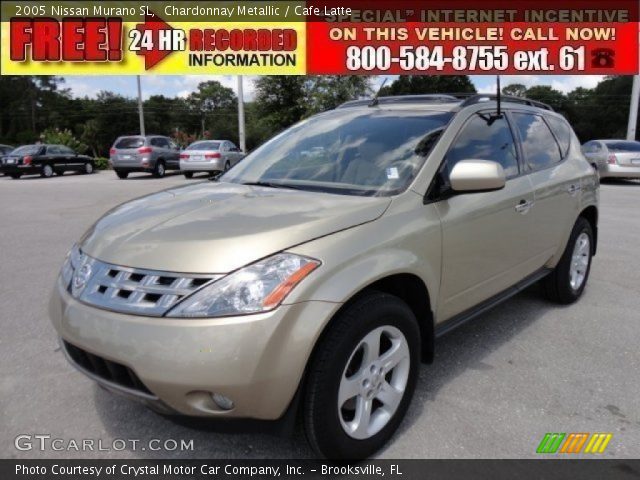 2005 Nissan Murano SL in Chardonnay Metallic