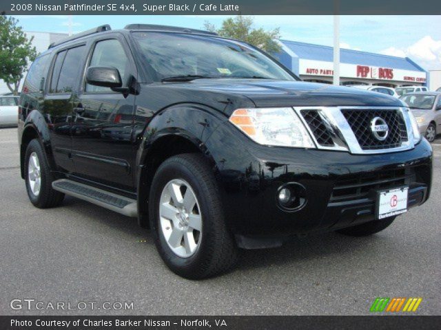 2008 Nissan pathfinder se black