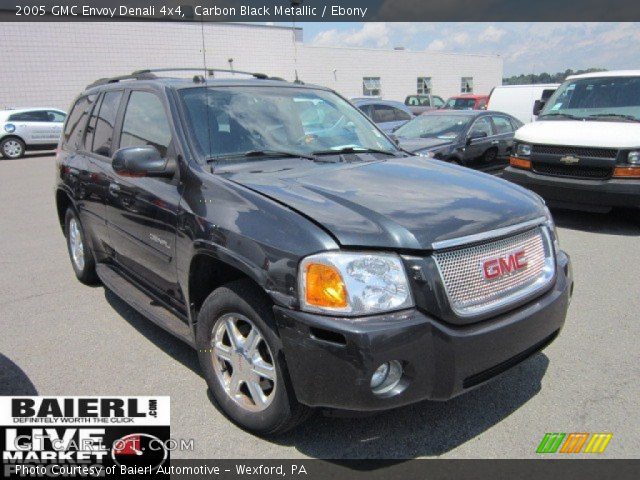 2005 GMC Envoy Denali 4x4 in Carbon Black Metallic