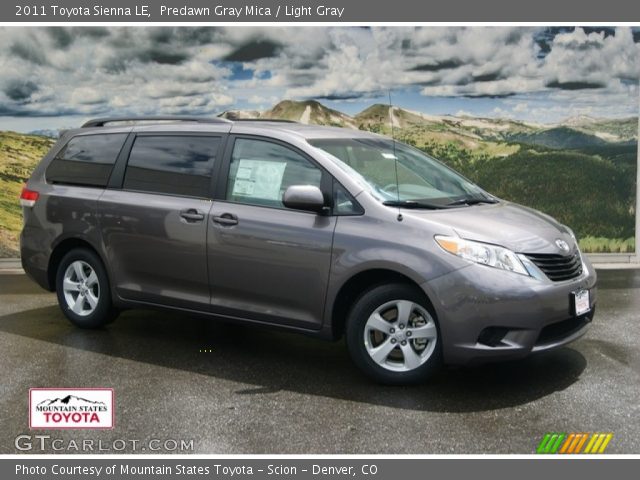 2011 Toyota Sienna LE in Predawn Gray Mica