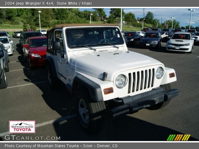 2004 Jeep Wrangler X 4x4 in Stone White