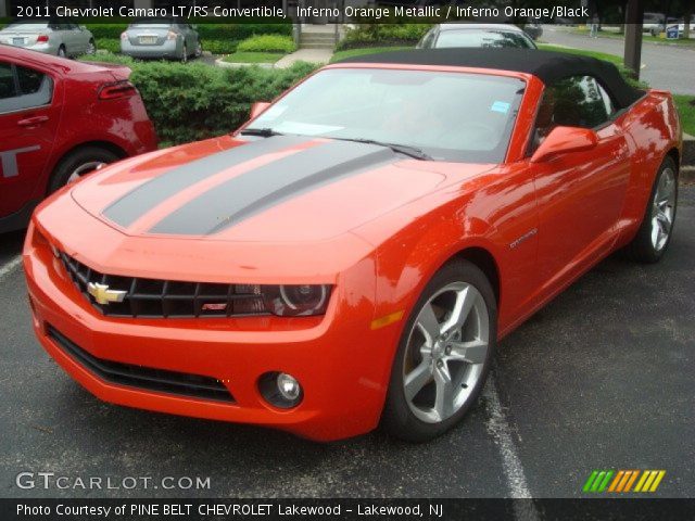 2011 Chevrolet Camaro LT/RS Convertible in Inferno Orange Metallic