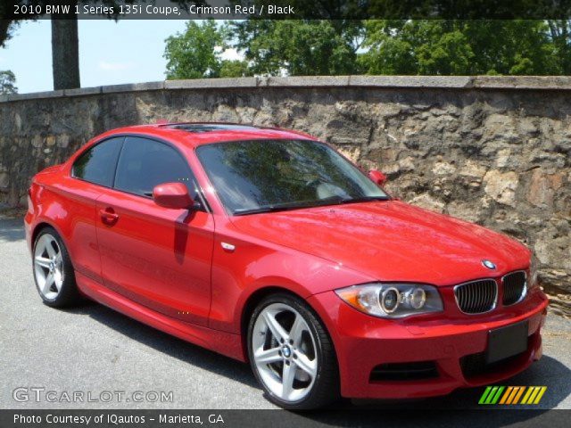 2010 BMW 1 Series 135i Coupe in Crimson Red
