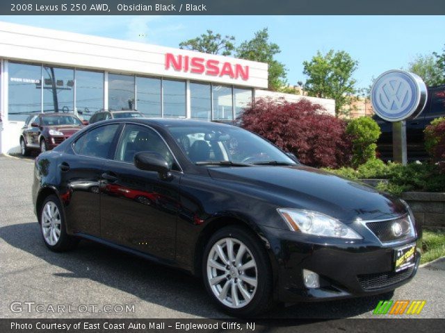 2008 Lexus IS 250 AWD in Obsidian Black