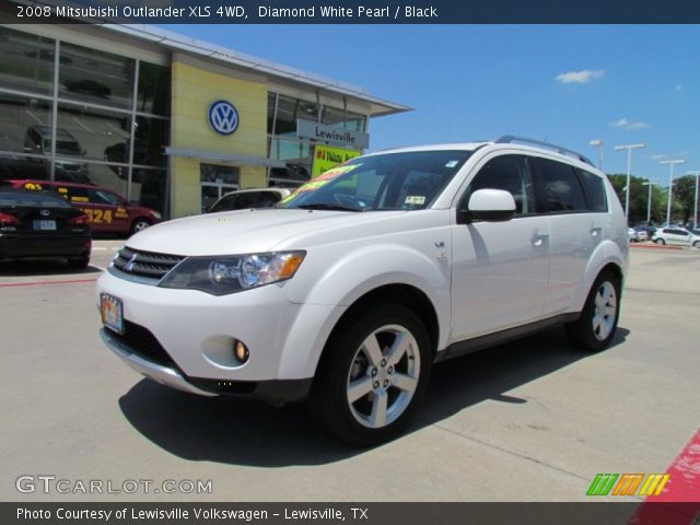 2008 Mitsubishi Outlander XLS 4WD in Diamond White Pearl