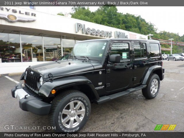 2011 Jeep Wrangler Unlimited Sahara 70th Anniversary 4x4 in Black