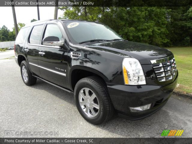 2008 Cadillac Escalade AWD in Black Raven