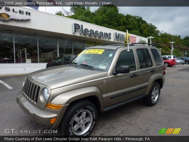 2005 Jeep Liberty Renegade 4x4 in Light Khaki Metallic