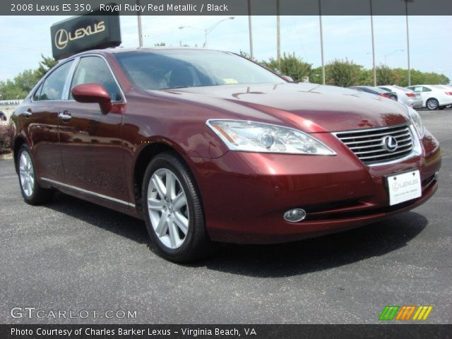 2008 Lexus ES 350 in Royal Ruby Red Metallic
