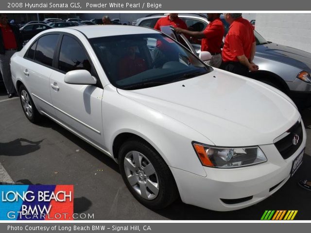 2008 Hyundai Sonata GLS in Powder White Pearl